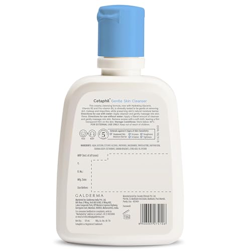 Cetaphil Daily Hydrating Face Wash - Niacinamide & Vitamin B5 for Sensitive Skin