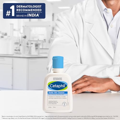 Cetaphil Daily Hydrating Face Wash - Niacinamide & Vitamin B5 for Sensitive Skin