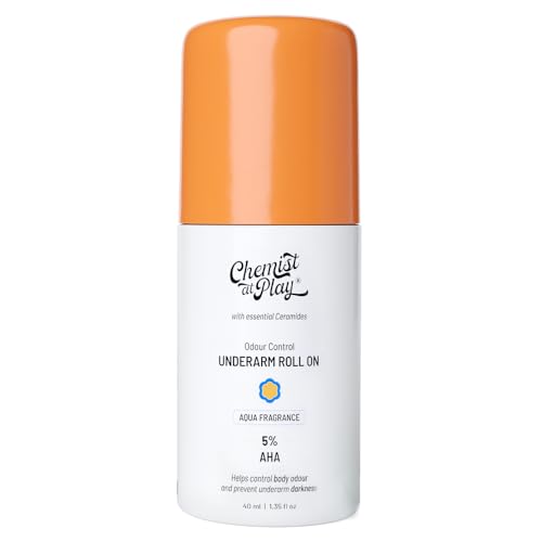 Brightening & Exfoliating Underarm Roll-On with AHA/BHA | Odor Control | Gentle on Skin