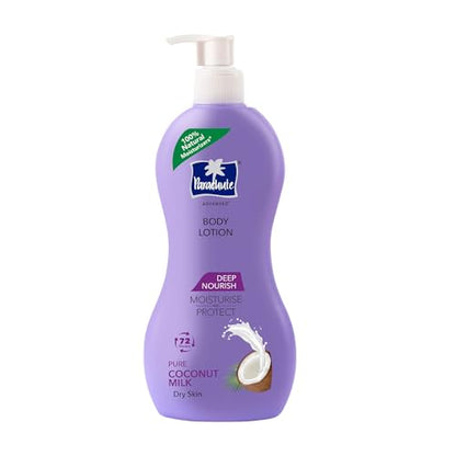 Parachute Advansed Deep Nourish Body Lotion - 72h Hydration, Coconut Milk, Dry Skin