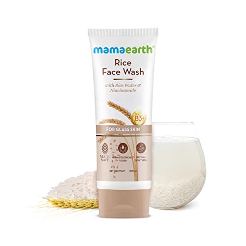 Mamaearth Rice Water Face Wash: Niacinamide for Glass Skin