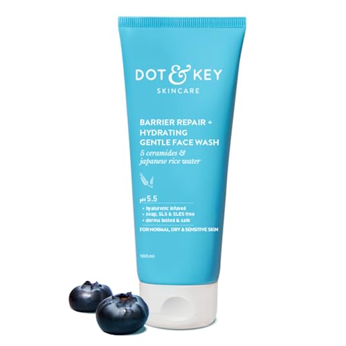 DOT & KEY Barrier Repair Face Wash: Probiotic & Ceramide Hydration for Sensitive Skin