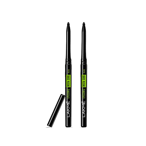 Lakmé Eyeconic Insta Cool Kajal: Waterproof, Smudge-Proof Kajal with Cucumber Extract