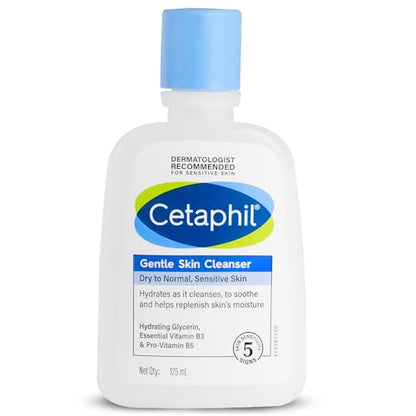 Cetaphil Daily Hydrating Face Wash - Niacinamide & Vitamin B5 for Sensitive Skin