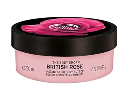 Vegan British Rose Body Butter - 200ml | 96 Hour Hydration