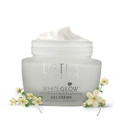 Lotus Herbals WhiteGlow Brightening Gel SPF 25 - Anti-Aging, Anti-Dark Spots, All Skin Types