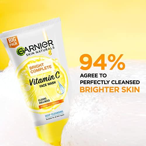 Garnier Bright Complete Vitamin C Face Wash - 150g