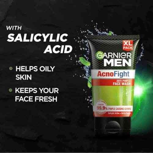 Garnier Men Acno Fight Anti-Pimple Face Wash with Salicylic Acid