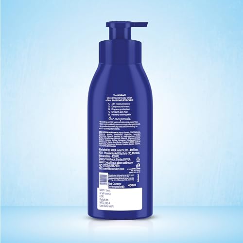 NIVEA Cocoa Nourish 400ml: Intense Moisture Body Lotion