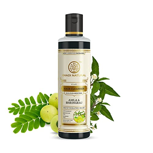 Khadi Natural Anti-Dandruff & Hair Fall Shampoo with Amla & Bhringraj