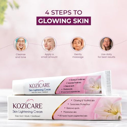 Kozicare Skin Brightening Cream: Rapid Melasma & Dark Spot Treatment