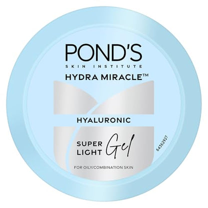 Pond's Super Light Gel: Oil-Free Hydration with Hyaluronic Acid & Vitamin E (200ml)