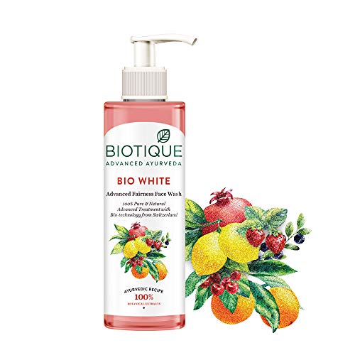 Biotique Fruit Brightening Face Wash 200mL | Ayurvedic, Organic, Swiss Technology | 100% Botanical Extracts | All Skin Types