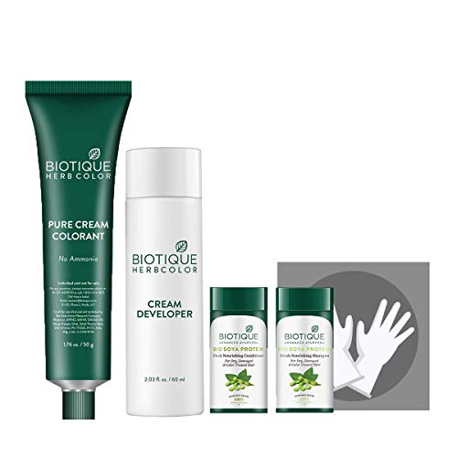 Biotique Herbcolor Natural Black 1N: Ammonia-Free, Organic Hair Color