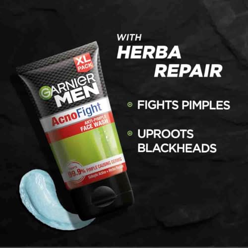 Garnier Men Acno Fight Anti-Pimple Face Wash with Salicylic Acid