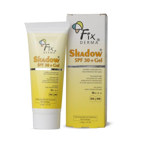 Fixderma Shadow SPF 30+ Gel: Oil-Free Sunscreen for Face & Body