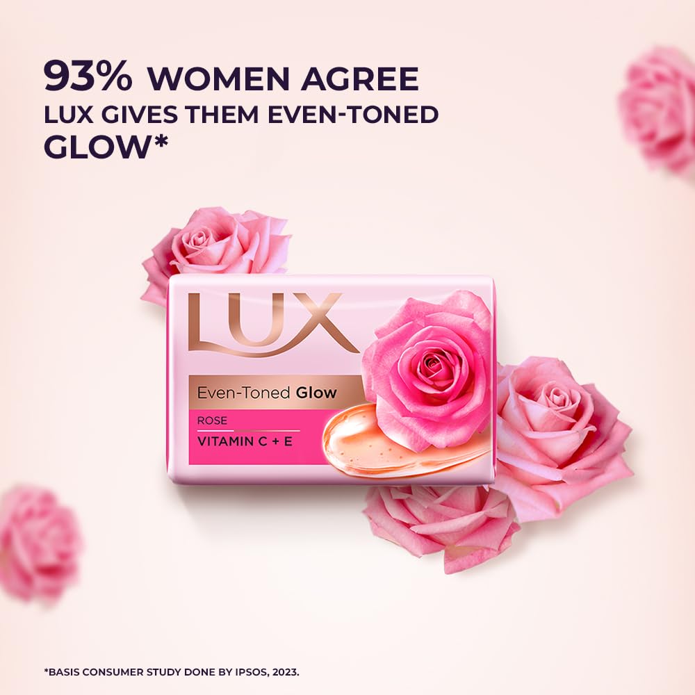 Lux Rose Vitamin C & E Brightening Face Mask (8 Pack)