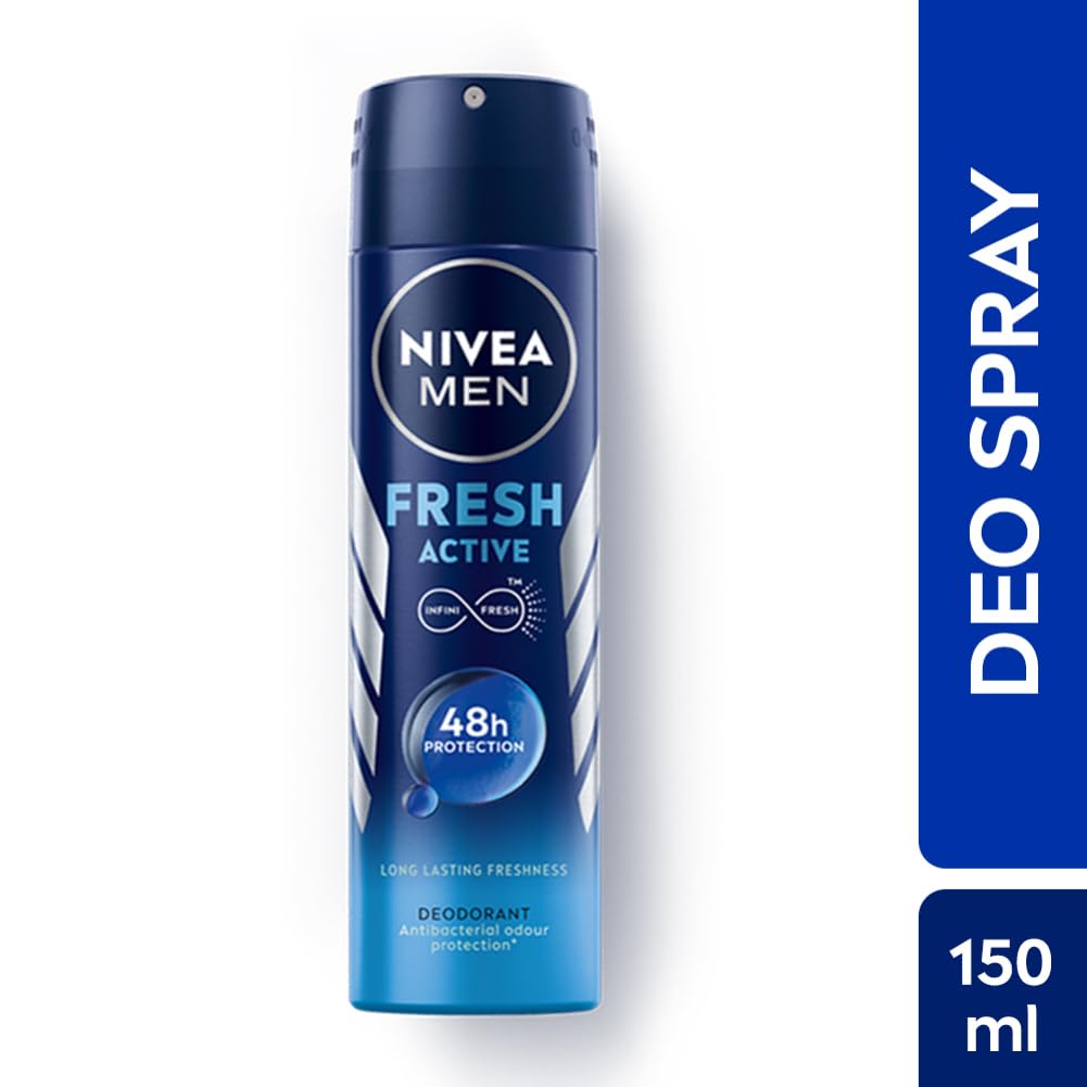 NIVEA MEN Fresh Active Original 48 Hours Deodorant, 150 ml