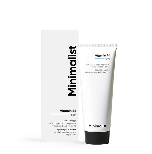 Oil-Free Vitamin B5 Gel Moisturizer for Acne-Prone Skin