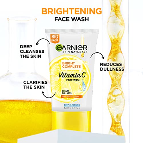 Garnier Bright Complete Vitamin C Face Wash - 150g