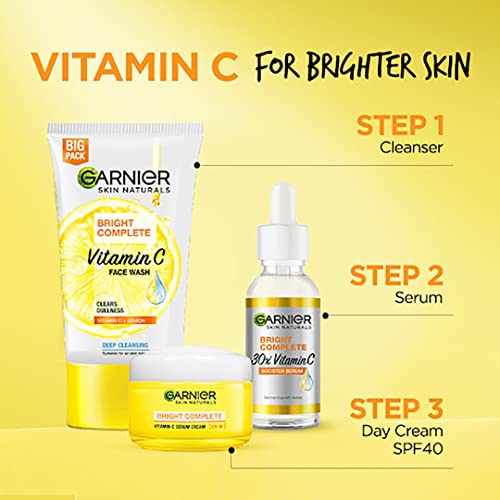 Garnier Bright Complete Vitamin C Face Wash - 150g