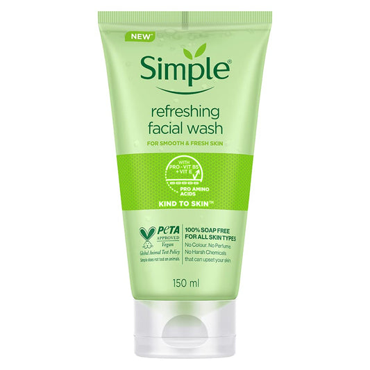 Gentle Face Wash for Sensitive Skin - 100% Soap-Free, Refreshing & Hydrating