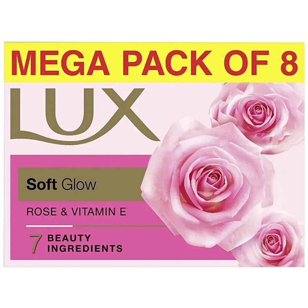 Lux Rose Vitamin C & E Brightening Face Mask (8 Pack)