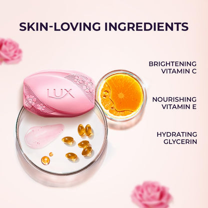 Lux Rose Vitamin C & E Brightening Face Mask (8 Pack)