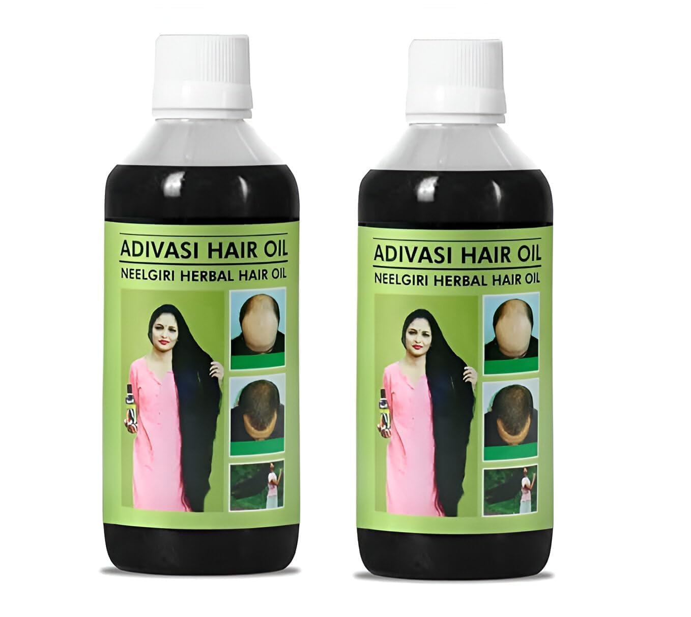 Organic Adivasi Hair Growth Oil | 2x 200ml