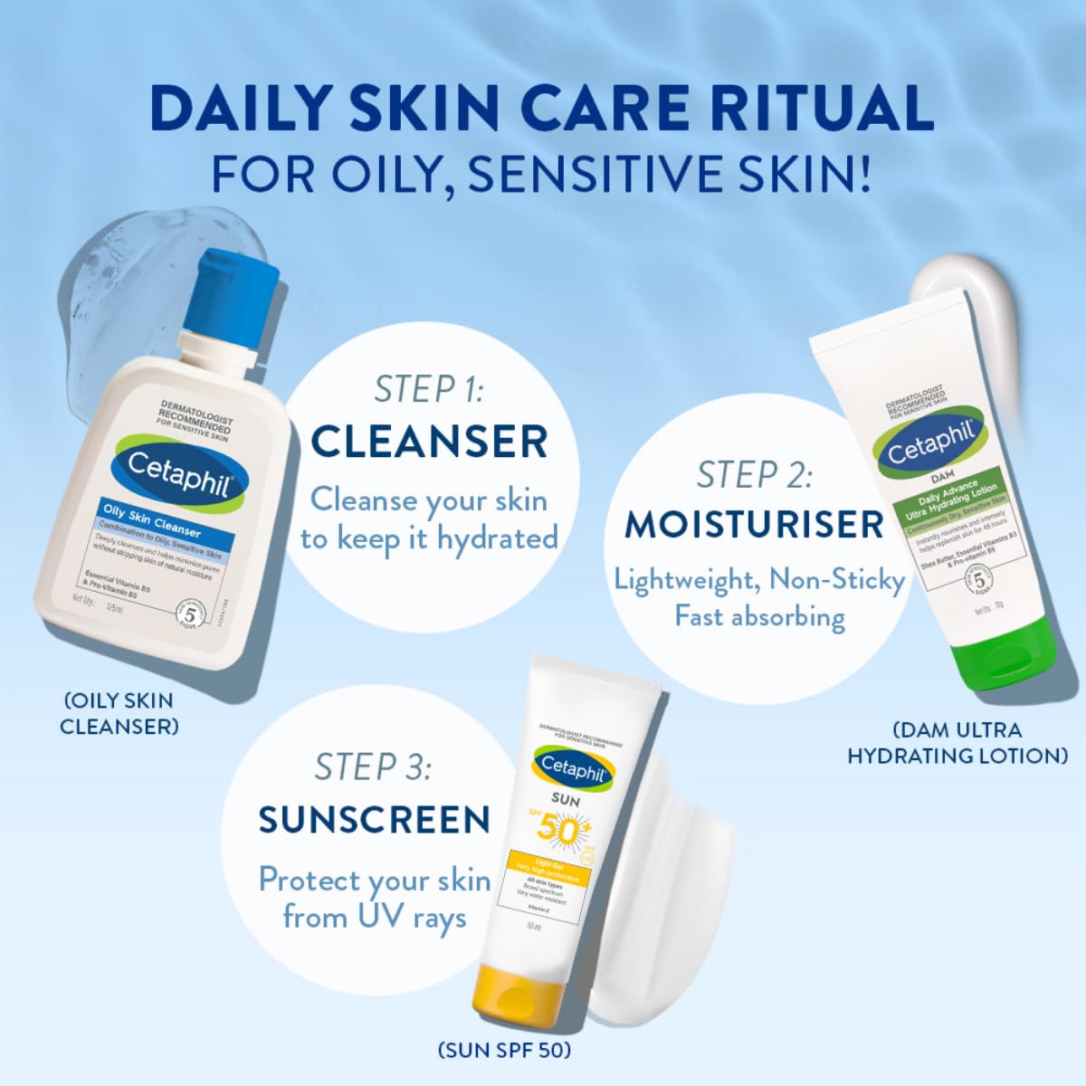 Cetaphil Daily Foaming Cleanser for Oily Acne-Prone Skin