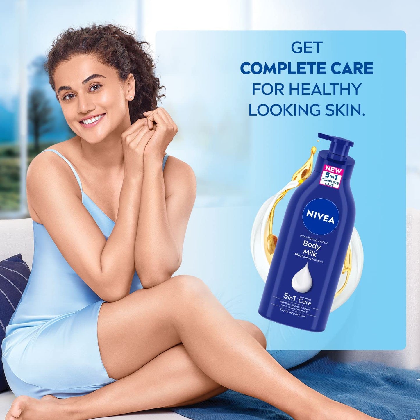 NIVEA Intense Nourishing Body Milk with Almond Oil - 48H Moisture