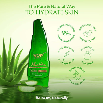 Aloe Vera Gel: Hydrating & Soothing Skin & Hair, 250ml