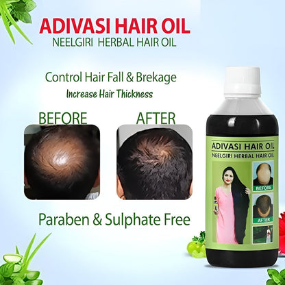 Organic Adivasi Hair Growth Oil | 2x 200ml